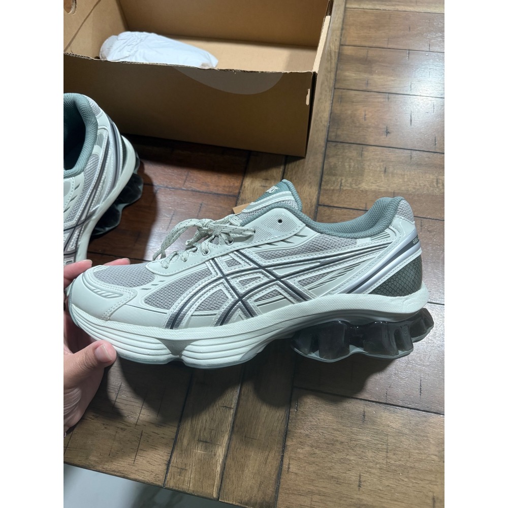 Asics Gel-Kinetic Fluent Mens 9.5 Seal Grey Pure Silver 1203A591-021 Sneakers - Picture 4 of 6